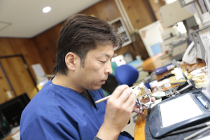 技工物にこだわる歯科技工士